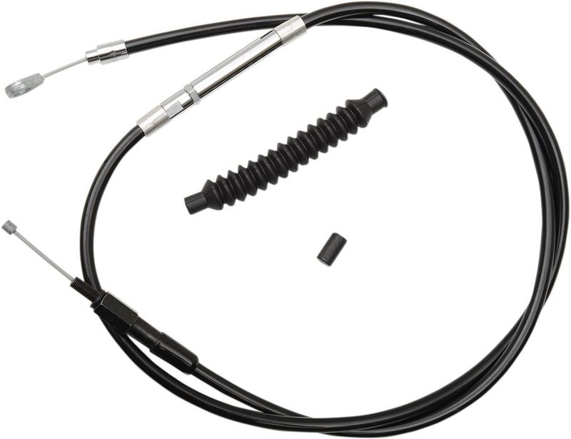 Kopplingsvajer LA Choppers 15 svart vinyl Dyna 06-17