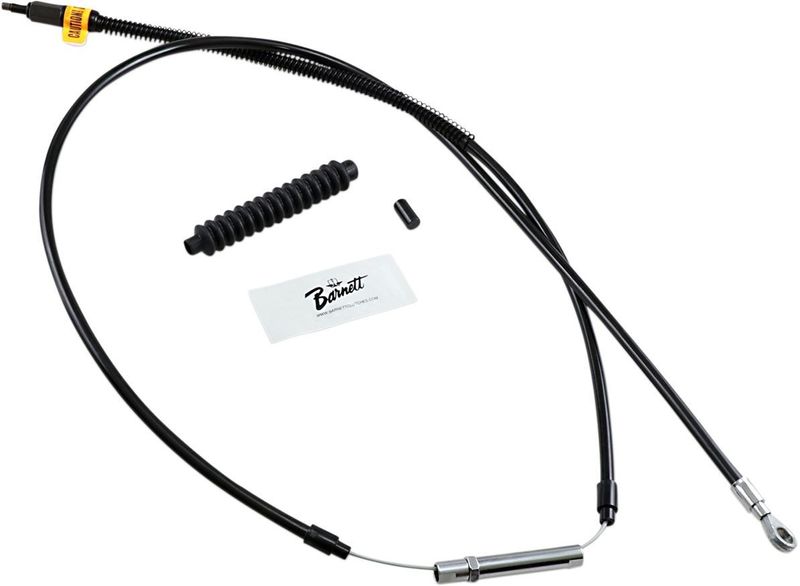 Kopplingsvajer Barnett High-Efficiency svart vinyl överstorlek Softail 07-14