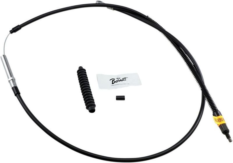 Kopplingsvajer Barnett High-Efficiency svart vinyl överstorlek Sportster 07-20