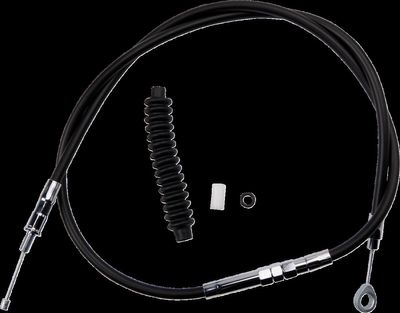 Kopplingsvajer Drag Specialties High-Efficiency 52 3/4 svart vinyl Sportster 86-03