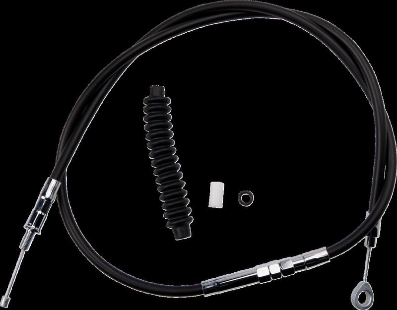 Kopplingsvajer Drag Specialties High-Efficiency 52 3/4 svart vinyl Sportster 86-03