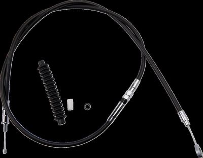 Kopplingsvajer Drag Specialties High-Efficiency svart vinyl Sportster 86-95
