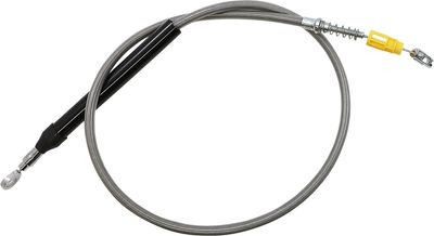 Kopplingsvajer LA Choppers 15-17 rostfri flätad Softail 18-24