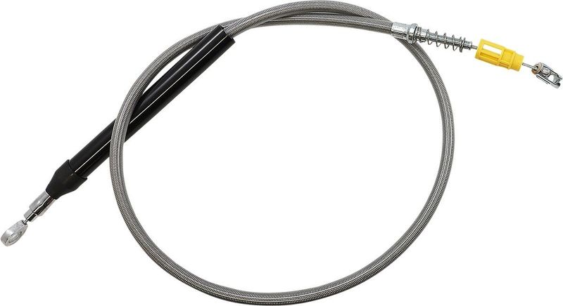 Kopplingsvajer LA Choppers 15-17 rostfri flätad Softail 18-24