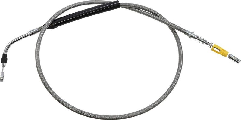 Kopplingsvajer LA Choppers Clu 18-20 rostfri flätad Touring 21-24