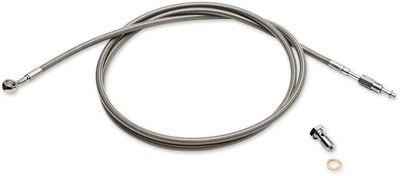 Kopplingsslang LA Choppers Apes 14 12-14 rostfri stål Touring 07-12