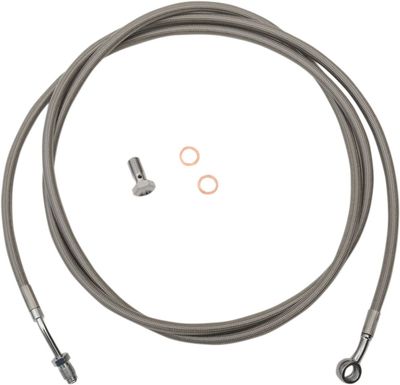 Kopplingsvajer LA Choppers Apes 15 15-17 rostfri flätad stål Touring 17-20, Softail 17