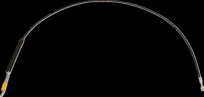 Kopplingsvajer LA Choppers Stock 08-10 svart vinyl Touring 23-upp