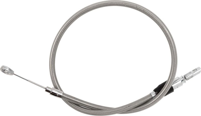 Kopplingsvajer Drag Specialties rostfri stål Softail 18-24 5323401HE