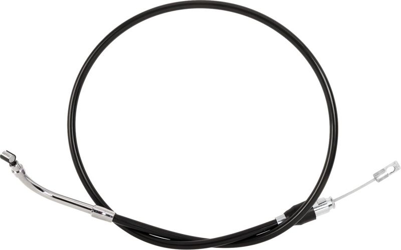 Kopplingsvajer Drag Specialties svart krom Touring 23-24 4323910HE