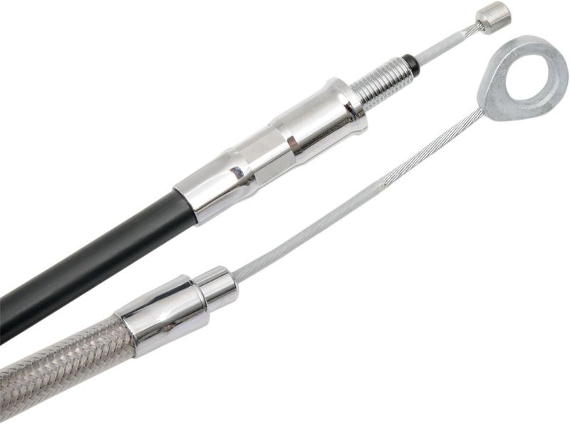 Kopplingsvajer Drag Specialties High-Efficiency rostfri flätad Touring 21-24