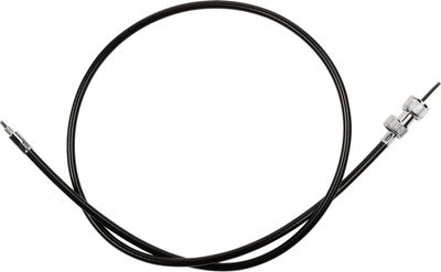Hastighetsmätarvajer Drag Specialties Front-Wheel 42 svart vinyl Dyna 91-95, Softail 86-87