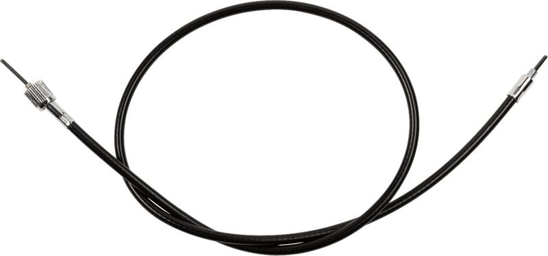 Hastighetsmätarvajer Drag Specialties Front-Wheel svart vinyl H-D 74-95