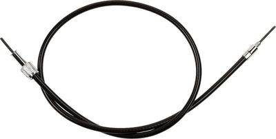 Hastighetsmätarvajer Drag Specialties Front-Wheel svart vinyl Softail 86-95, Touring 81-88
