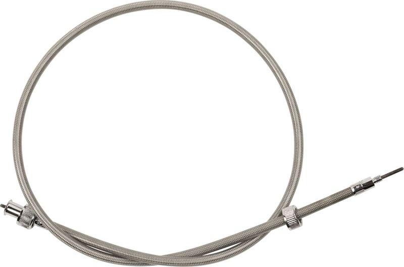 Hastighetsmätarvajer Drag Specialties Front-Wheel rostfri stål H-D 75-99