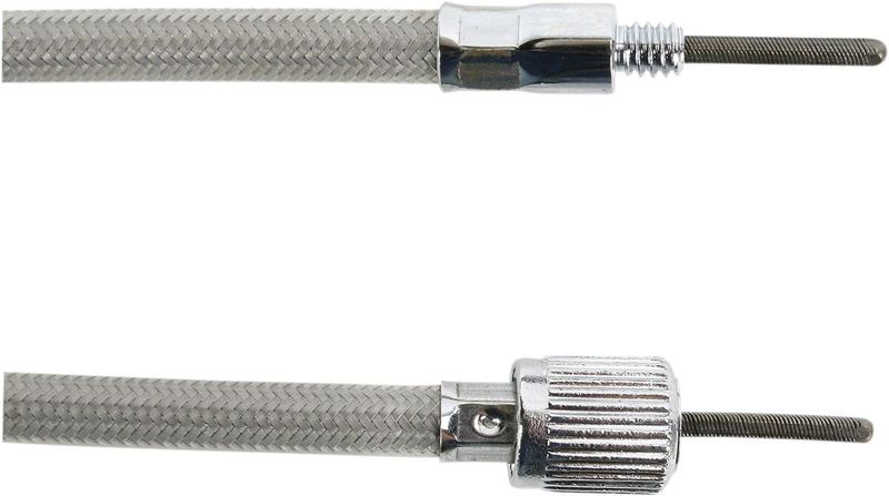 Hastighetsmätarvajer Drag Specialties Front-Wheel rostfri stål H-D 79-95