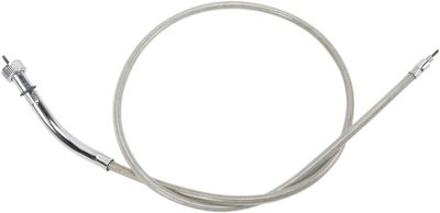 Hastighetsmätarvajer Drag Specialties Front-Wheel rostfri stål H-D 90-98