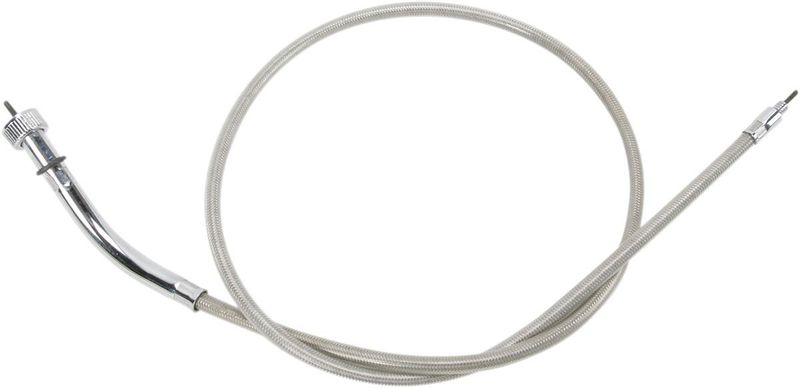Hastighetsmätarvajer Drag Specialties Front-Wheel rostfri stål H-D 90-98