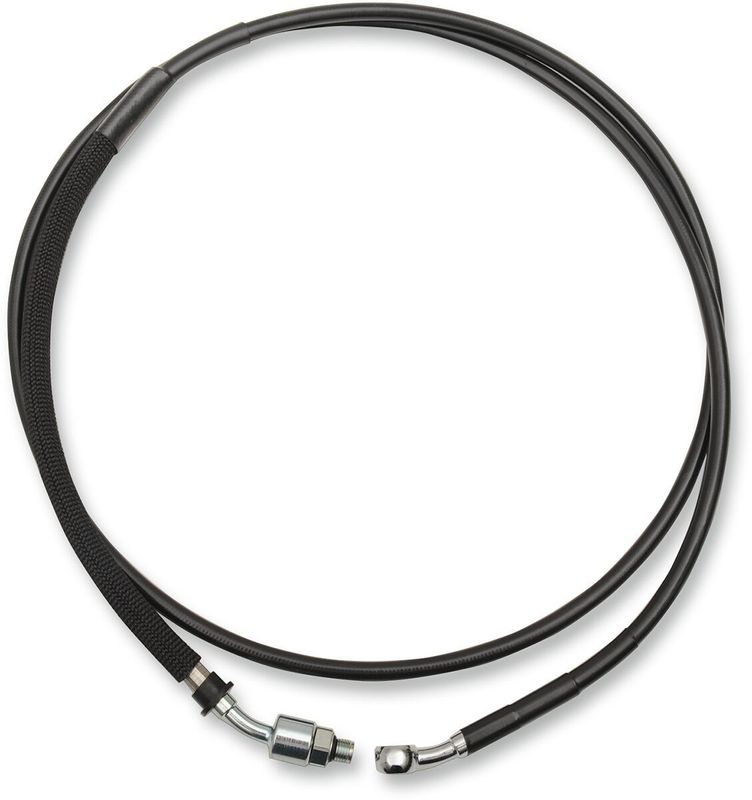 Kopplingsslang Drag Specialties Hydraulic rostfri svart vinyl stål H-D 13-16