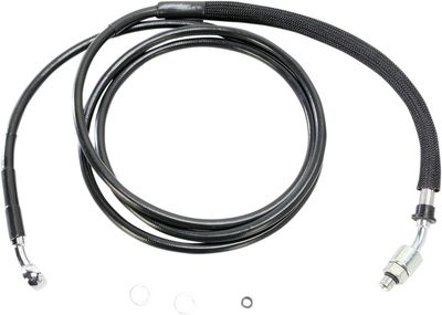 Kopplingsslang Drag Specialties Hydraulic 12 rostfri svart vinyl stål H-D 13-16