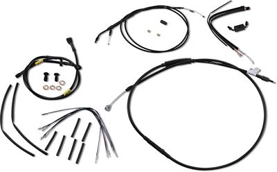 Bromsslangsats Burly Brand Handlebar Cable Glide bred Dyna 12-17
