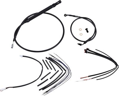 Förlängningssats vajrar och slangar Burly 16" Softail FXBB 18-20 m.fl.