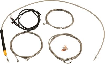 Vajersats LA Choppers Plug-and-Play 12 14 rostfri Touring 23-upp