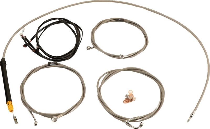 Vajersats LA Choppers Plug-and-Play 15 17 Touring 23-upp rostfri