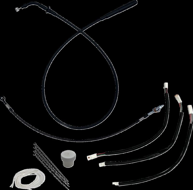 Monteringssats Fat Baggers EZ Install H-bar 4 Flhx svart Touring 23-upp