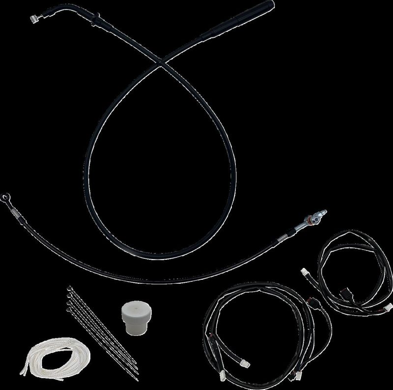 Monteringssats Fat Baggers EZ Install H-bar 6 Flhx svart Touring 23-upp