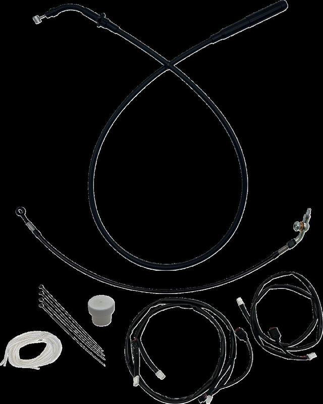 Monteringssats Fat Baggers EZ Install H-bar 6 Fltr svart Touring 23-upp