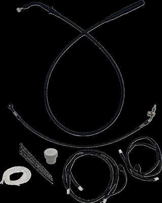 Monteringssats Fat Baggers EZ Install H-bar 8 Fltr svart Touring 23-upp