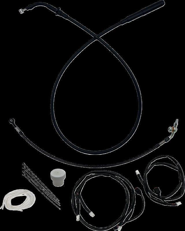 Monteringssats Fat Baggers EZ Install H-bar 8 Fltr svart Touring 23-upp