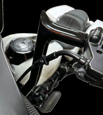 Kopplingsvajer Fat Baggers EZ 8 övre svart Touring 23-upp