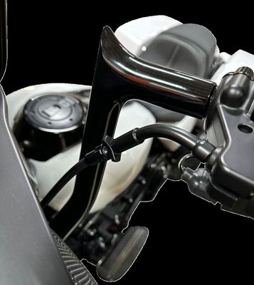Kopplingsvajer Fat Baggers EZ 8 övre svart Touring 21-upp, Trike 21