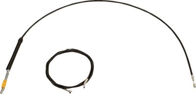 Bromsslangsats styrvajer LA Choppers 18-20 svart vinyl Touring 17-20