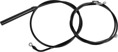 Bromsslangsats styrvajer LA Choppers 15-17 svart vinyl Touring 21-22