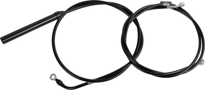 Bromsslangsats styrvajer LA Choppers 15-17 svart vinyl Touring 21-22