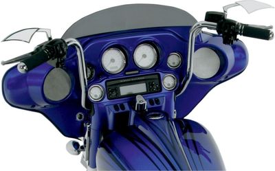 Styre Paul Yaffe 12 1" Touring 86-24, Trike 14-21 krom