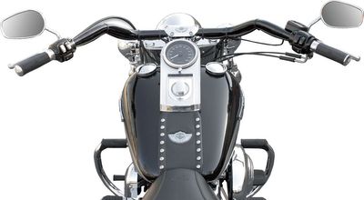 Styre LA Choppers Johnson FL Baron 1-1/4" svart Softail 88-15, Touring 88-07