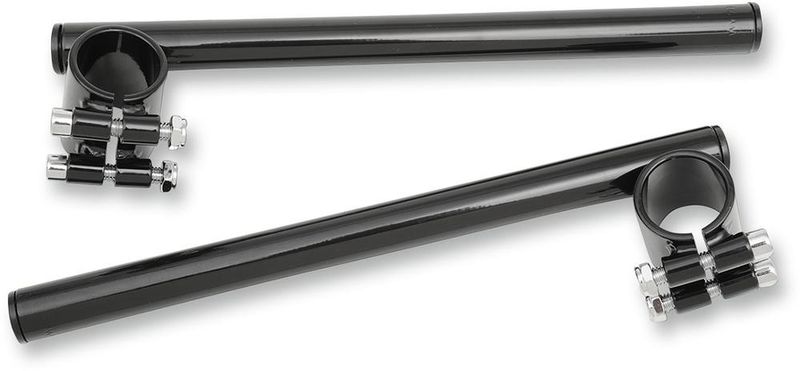 Clip-on styre Emgo 7/8" 33 mm svart