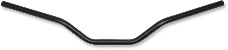 Styre Emgo Magna 7/8" svart satin bred