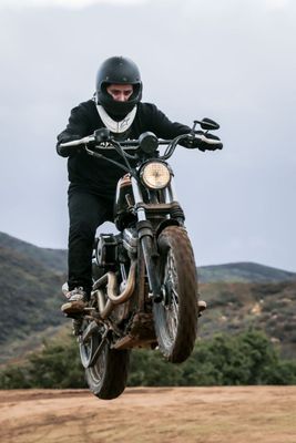 Styre Burly 1" H-D 82-22 svart