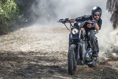Styre Burly 1" H-D 82-22 svart