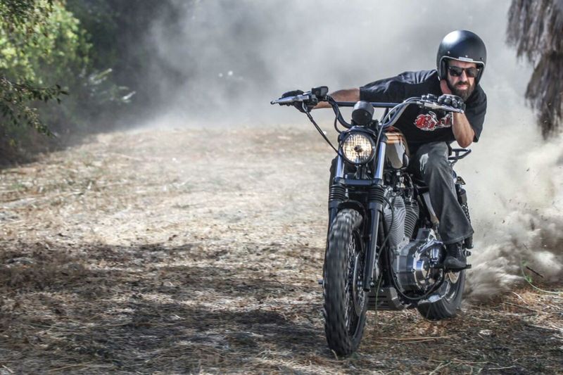 Styre Burly 1" H-D 82-22 svart