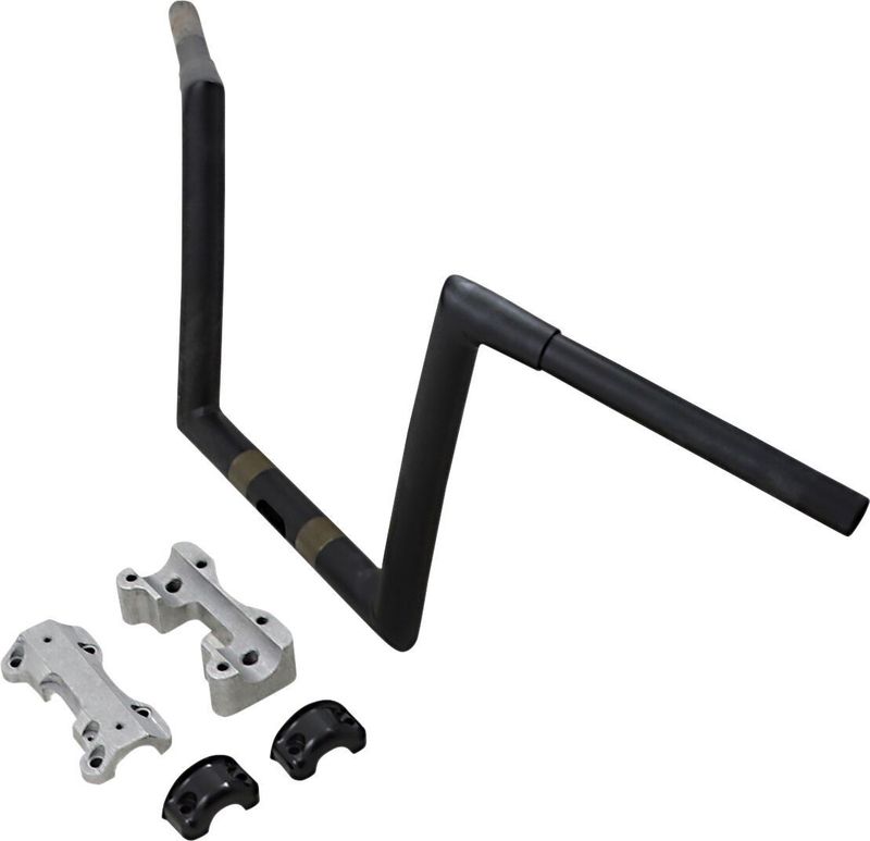 Styre Todd's Cycle 10 1-1/4" Touring 15-24 mattsvart