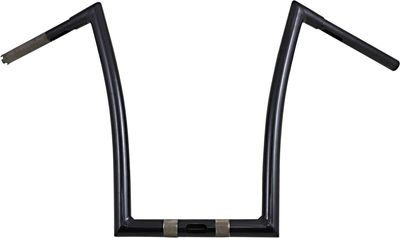 Styre Todd's Cycle 17 1-1/4" blank svart Touring 15-24