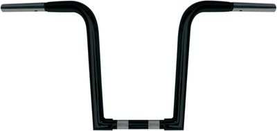 Styre Wild 1 Chubby Springer Outlaw Z Ape Hanger 1.25" 12" halvblank svart