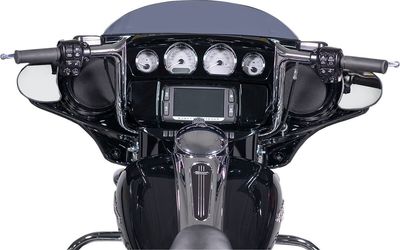 Styre Fat Baggers EZ 12 1-1/4" Touring 86-22, Trike 14-21 krom