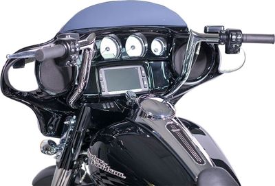 Styre Fat Baggers EZ 12 1-1/4" Touring 86-22, Trike 14-21 krom